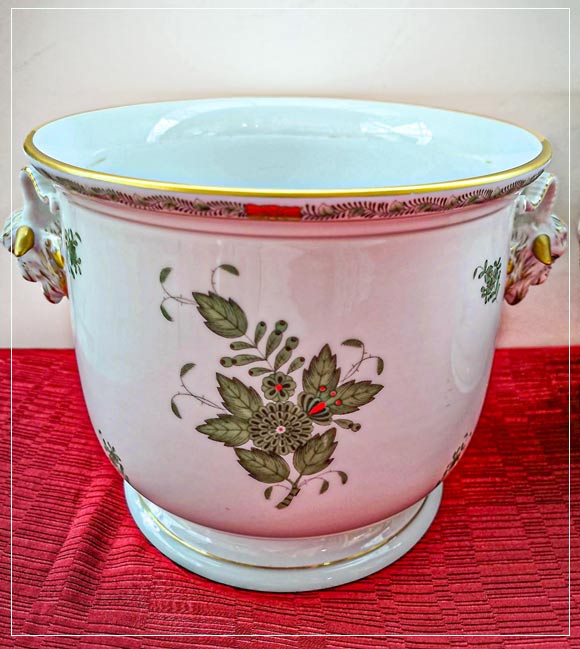 Porcelán kos csésze