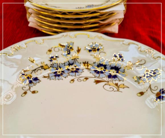 Porcelán Zsolnay készlet