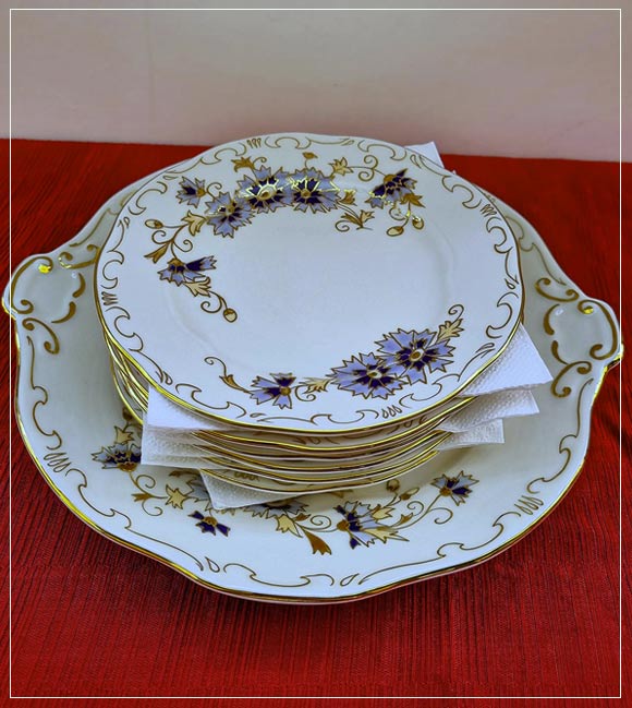 Porcelán Zsolnay készlet