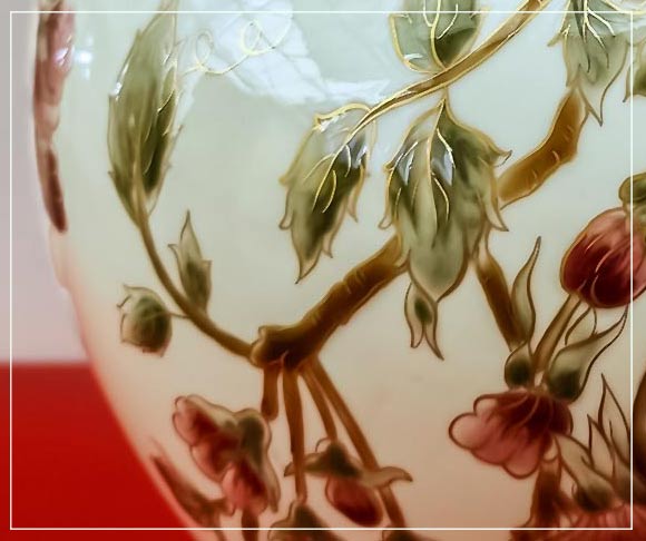 Porcelán Zsolnay váza