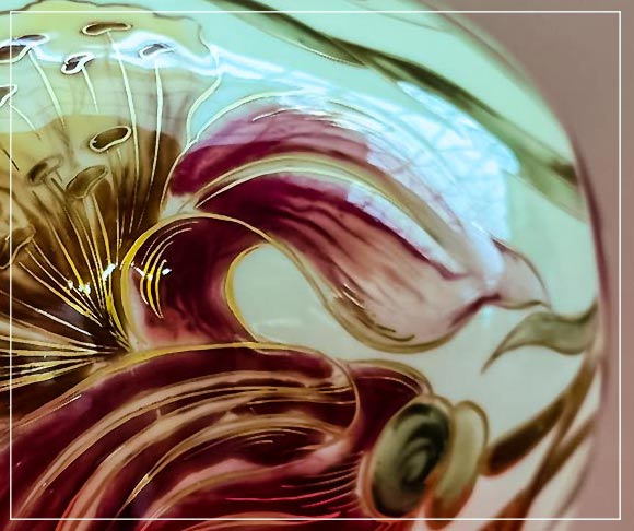 Porcelán Zsolnay váza