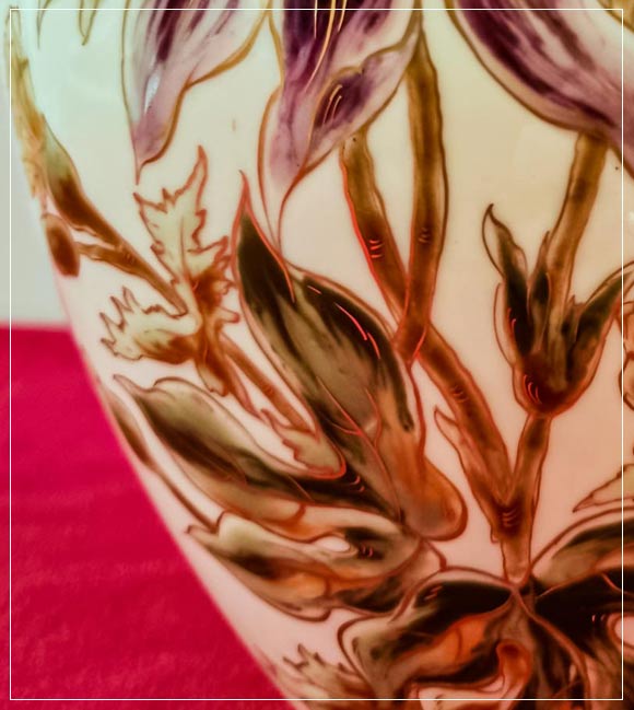 Porcelán Zsolnay váza