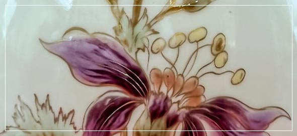 Porcelán Zsolnay váza