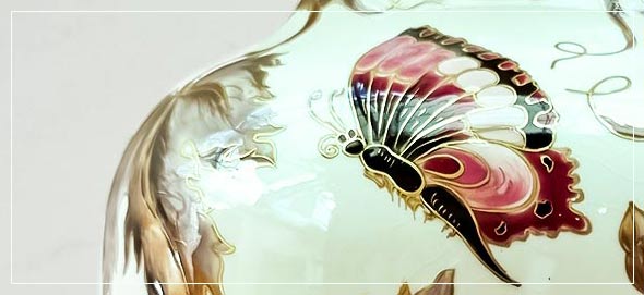 Porcelán Zsolnay váza